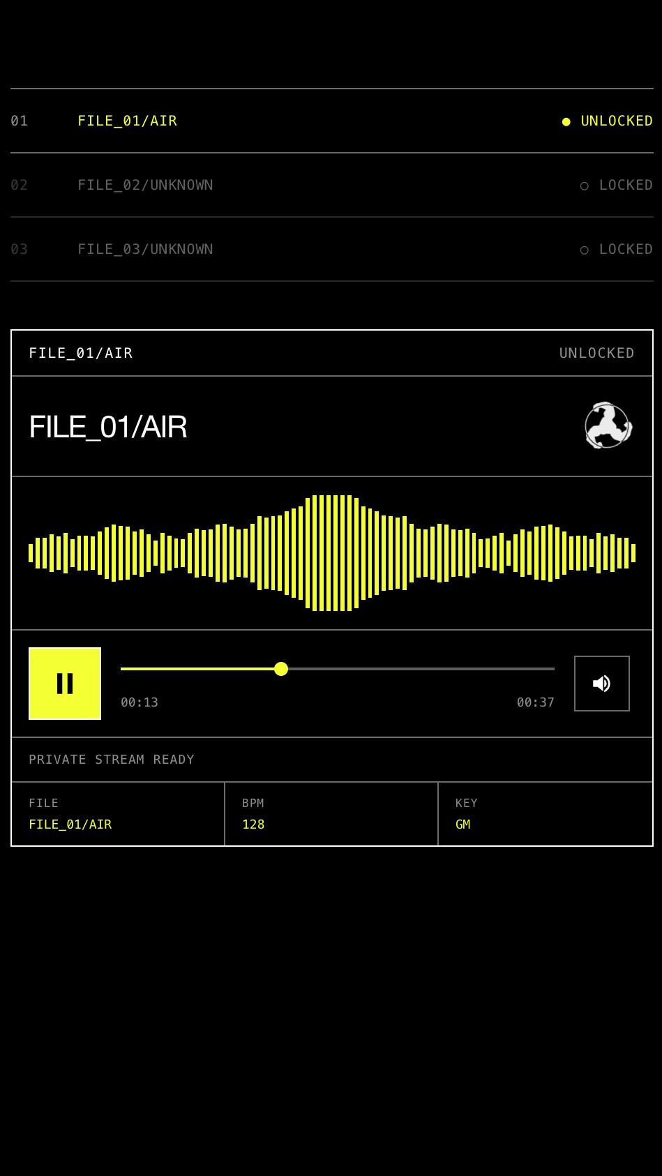 <p>New music incoming...</p>
